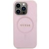 Guess GUHMP15LPSAHMCP iPhone 15 Pro 6.1 różowy/pink hardcase Saffiano MagSafe